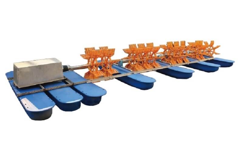 Multiple Paddlewheel Aerator